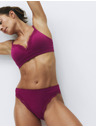 Marks & Spencer Visoko strižene gaće Jasmine s čipkom, 2 kom u pakiranju Marks & Spencer ružičasta