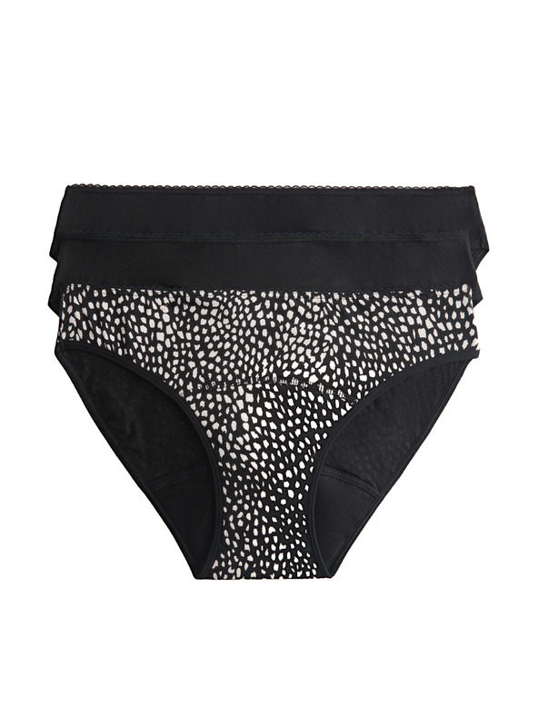 Marks & Spencer Menstrualne bikini gaće s visokim udjelom pamuka, 3 kom u pakiranju Marks & Spencer bijela