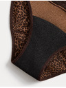 Marks & Spencer Menstrualne bikini gaće s visokim udjelom pamuka, 3 kom u pakiranju Marks & Spencer smeđa