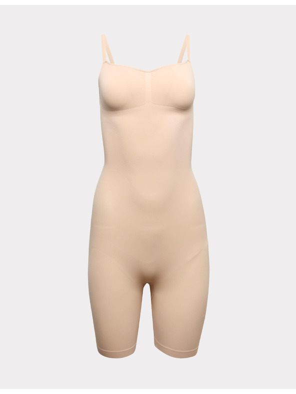 Marks & Spencer Učvršćujući i oblikujući bezšavni bodysuit Marks & Spencer bež