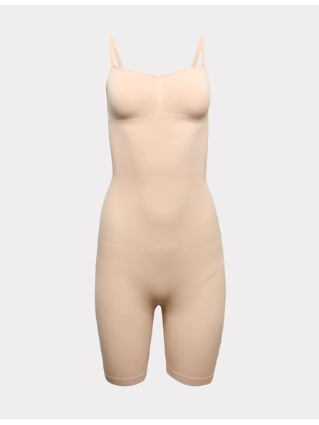 Marks & Spencer Učvršćujući i oblikujući bezšavni bodysuit Marks & Spencer bež