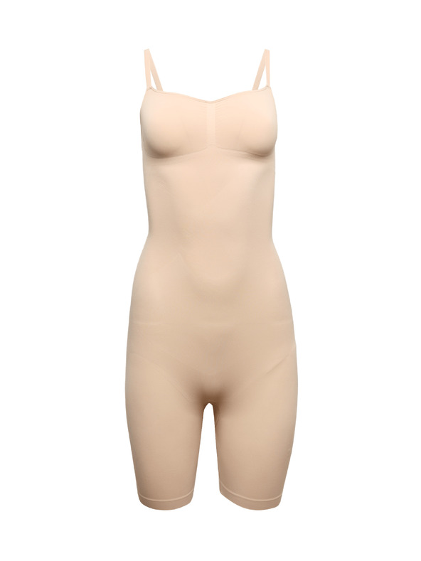 Marks & Spencer Učvršćujući i oblikujući bezšavni bodysuit Marks & Spencer bež
