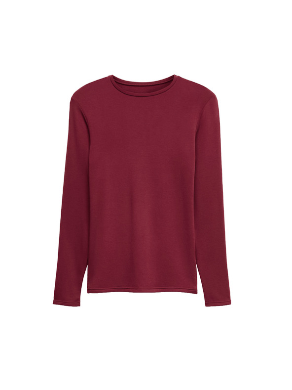 Marks & Spencer Termoaktivna majica s okruglim izrezom, s tehnologijom Heatgen™, srednja toplina Marks & Spencer crvena