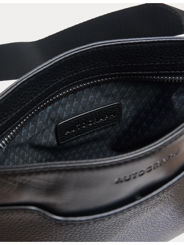 Marks & Spencer Kožna crossbody torba Marks & Spencer crna