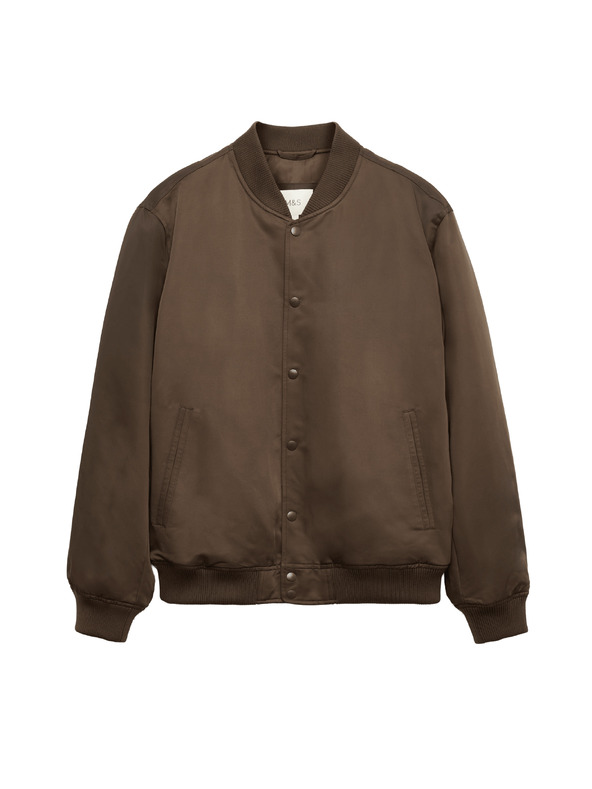 Marks & Spencer Satenska bomber jakna Marks & Spencer smeđa