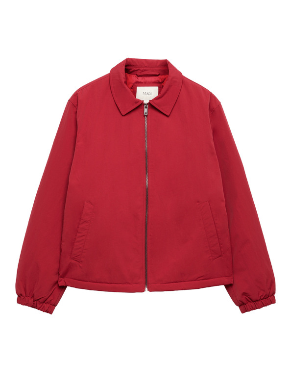 Marks & Spencer Harrington jakna sa prošivanjem i zatvaračem Marks & Spencer crvena