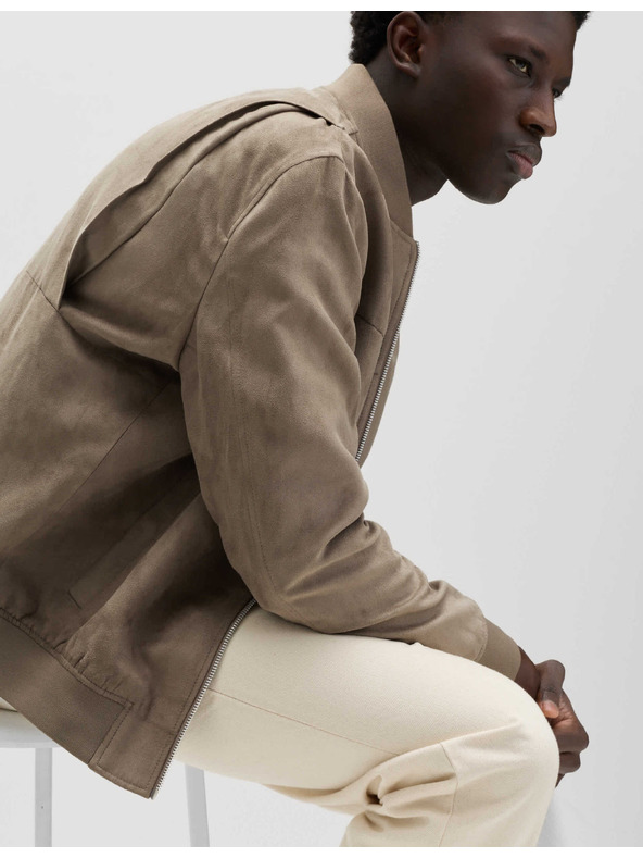 Marks & Spencer Bomber od umjetnog semisa Marks & Spencer smedja