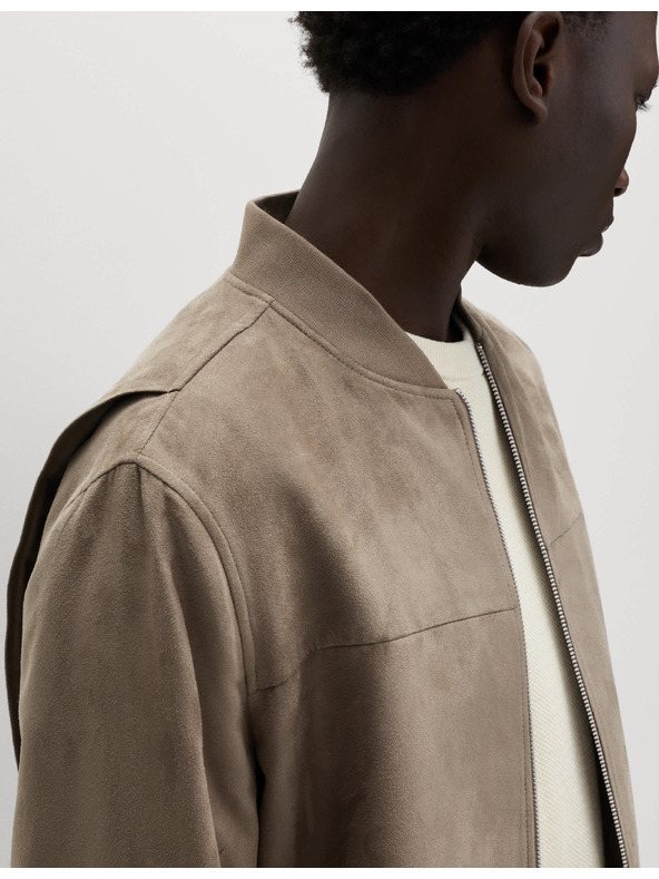 Marks & Spencer Bomber od umjetnog semisa Marks & Spencer smedja
