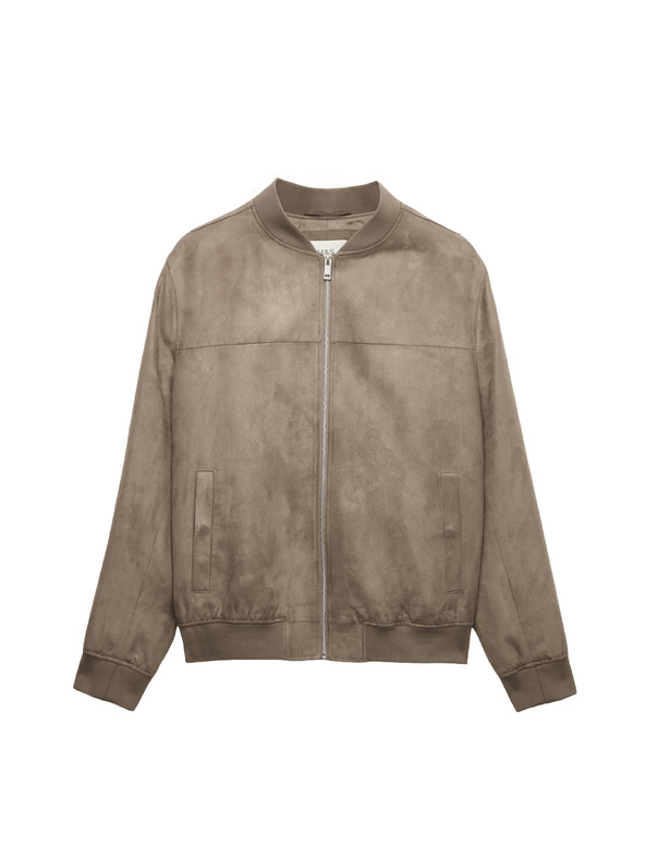 Marks & Spencer Bomber od umjetnog semisa Marks & Spencer smedja