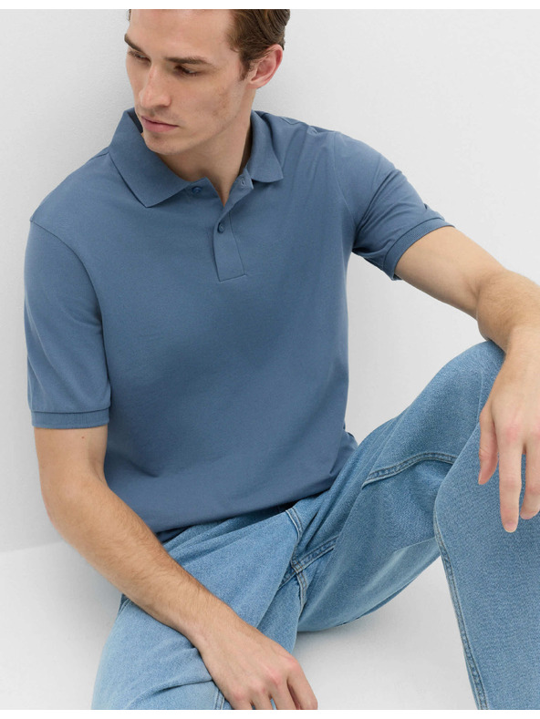 Marks & Spencer Polo majica The Ultimate Pique Marks & Spencer plava