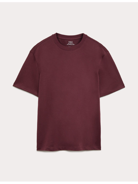 Marks & Spencer Majica Ultimate Performance od bavlne Marks & Spencer crvena