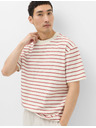 Marks & Spencer Majica Breton sa teksturom i visokim udjelom bavlne Marks & Spencer crvena