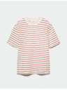 Marks & Spencer Majica Breton sa teksturom i visokim udjelom bavlne Marks & Spencer crvena