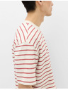Marks & Spencer Majica Breton sa teksturom i visokim udjelom bavlne Marks & Spencer crvena