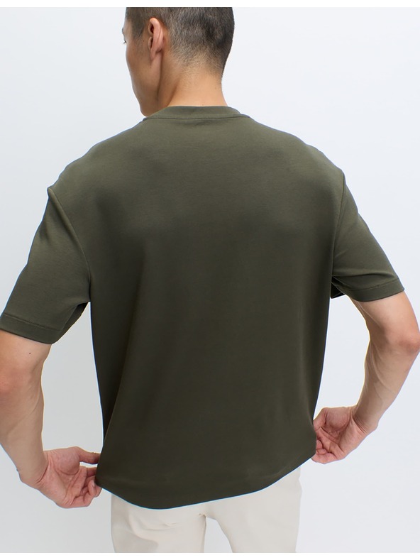 Marks & Spencer Majica Ultimate Performance od bavlne Marks & Spencer zelena