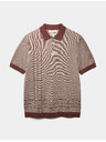 Marks & Spencer Pletena pamučna polo majica klasičnog kroja Marks & Spencer smeđa