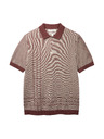 Marks & Spencer Pletena pamučna polo majica klasičnog kroja Marks & Spencer smeđa
