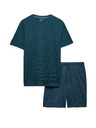 Marks & Spencer Pidžama od 100% pamuka s geometrijskim printom Marks & Spencer zelena