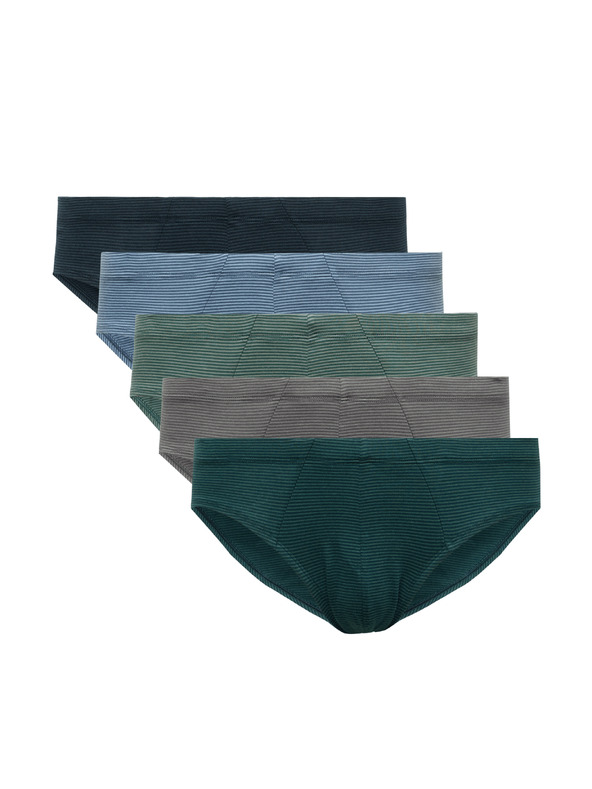 Marks & Spencer Prugaste kombineze od čiste pamuke, s tehnologijom StayNEW™, 5 kom u pakiranju Marks & Spencer zelena