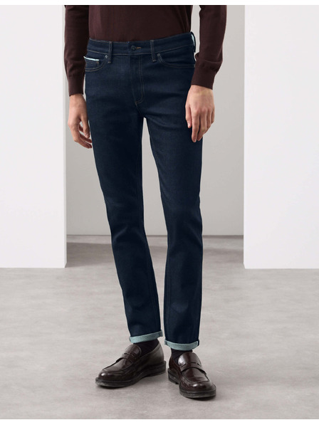 Marks & Spencer Japanske traperice Selvedge, ravni kroj Marks & Spencer mornarsko plava
