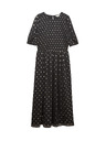 Marks & Spencer Midi haljina s metalik točkastim printom Marks & Spencer crna