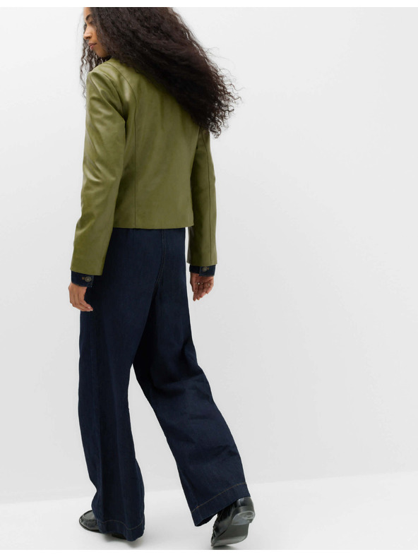 Marks & Spencer Harrington jakna od umjetne kože Marks & Spencer zelena