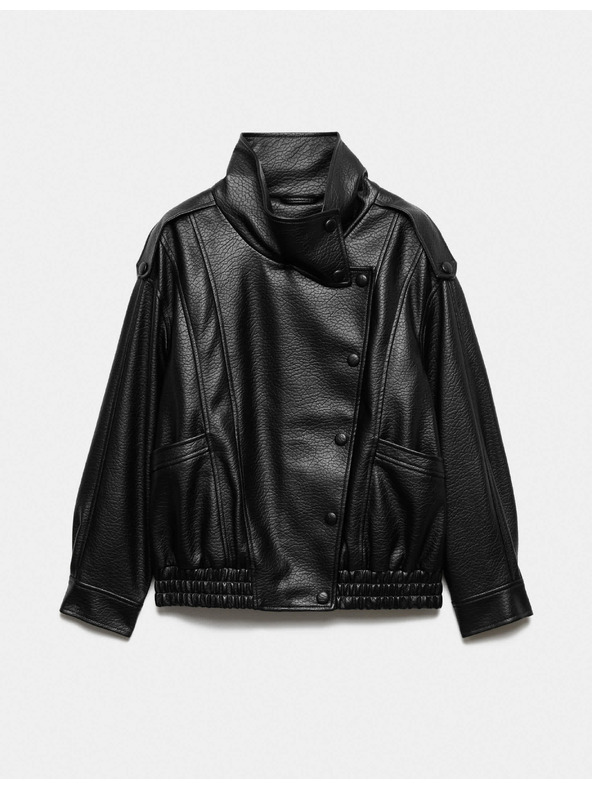 Marks & Spencer Bomber jakna od imitacije kože sa stojačem Marks & Spencer crna