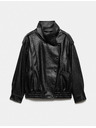 Marks & Spencer Bomber jakna od imitacije kože sa stojačem Marks & Spencer crna