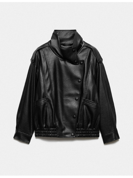 Marks & Spencer Bomber jakna od imitacije kože sa stojačem Marks & Spencer crna