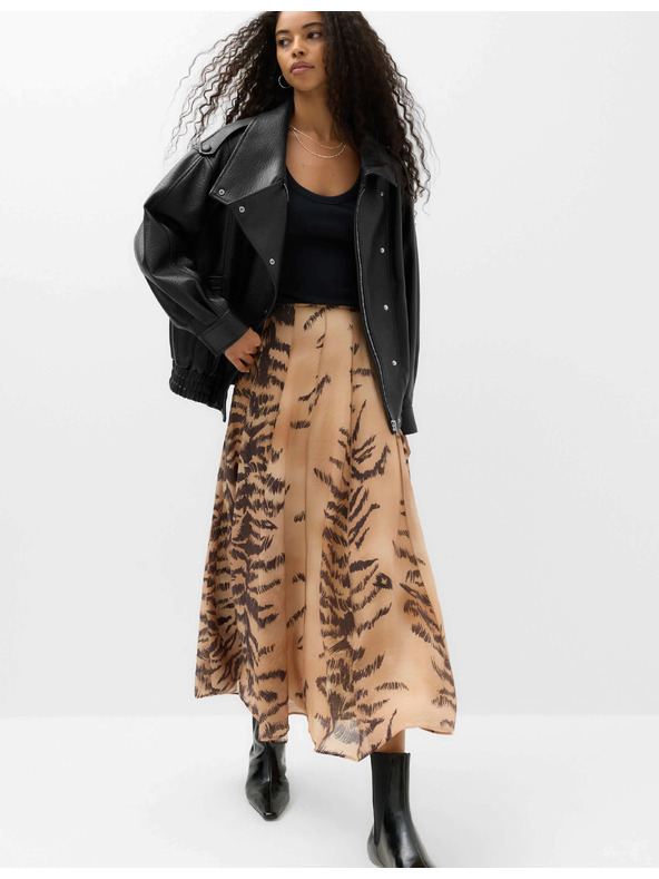 Marks & Spencer Bomber jakna od imitacije kože sa stojačem Marks & Spencer crna