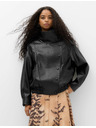 Marks & Spencer Bomber jakna od imitacije kože sa stojačem Marks & Spencer crna