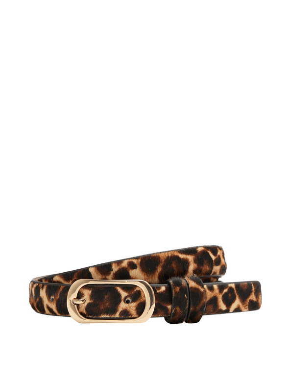 Marks & Spencer Prilegajući pojas s leopardskim printom Marks & Spencer smeđa