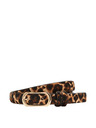 Marks & Spencer Prilegajući pojas s leopardskim printom Marks & Spencer smeđa