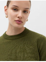 Marks & Spencer Sweater s okruglim izrezom od prozračne pređe Marks & Spencer zelena