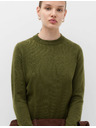 Marks & Spencer Sweater s okruglim izrezom od prozračne pređe Marks & Spencer zelena