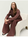 Marks & Spencer Dugla funkcionalna sako s pojasom i lnom Marks & Spencer smeđa