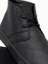 Ombre Clothing Muške čizme s visokim crevima i gumenom potplatom – crne V2 OM-FOCS-0162 Ombre Clothing