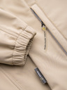 Ombre Clothing Muška jakna SOFTSHELL s fleece podstavom i kapuljačom – pješčana V4 OM-JANP-0292 Ombre Clothing