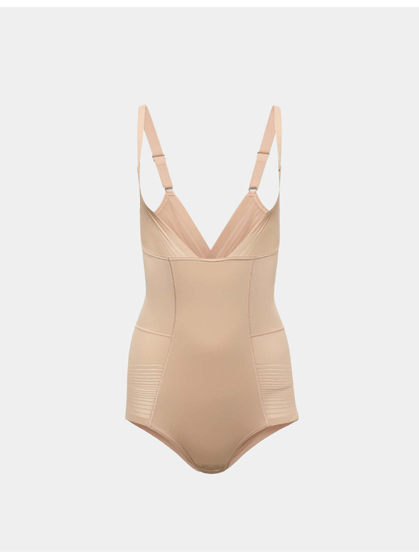 Marks & Spencer Nosite vlastiti grudnjak Body Marks & Spencer Beige Sheer Striped Reinforcement Body