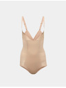 Marks & Spencer Nosite vlastiti grudnjak Body Marks & Spencer Beige Sheer Striped Reinforcement Body