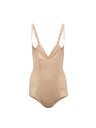Marks & Spencer Nosite vlastiti grudnjak Body Marks & Spencer Beige Sheer Striped Reinforcement Body