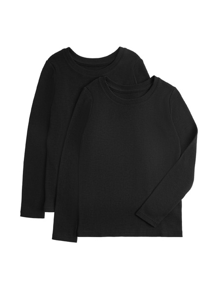 Marks & Spencer Termo topovi s Heatgen™ tehnologijom, 2 kom u pakiranju (2–14 godina) Marks & Spencer crna