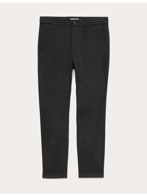 Marks & Spencer Marks & Spencer crni rastezljivi chinos hlače uskog kroja