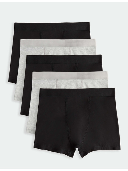 Marks & Spencer Pamučne donje gaće s elastanom, 10 kom u pakiranju (5–16 godina) Marks & Spencer crna