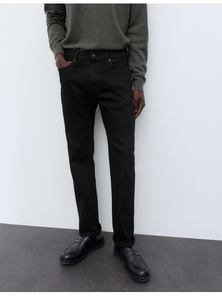 Marks & Spencer Japanske traperice Selvedge, ravni kroj Marks & Spencer crna