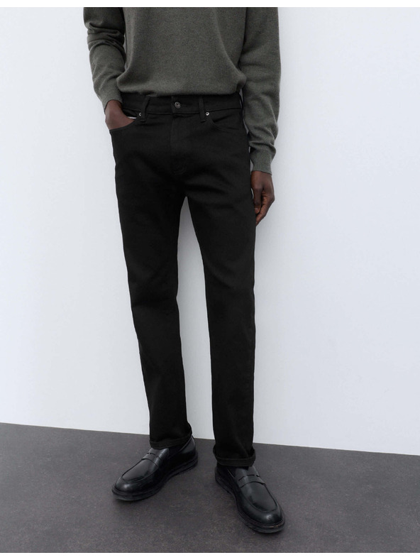 Marks & Spencer Japanske traperice Selvedge, ravni kroj Marks & Spencer crna