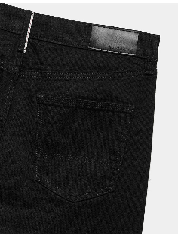 Marks & Spencer Japanske traperice Selvedge, ravni kroj Marks & Spencer crna