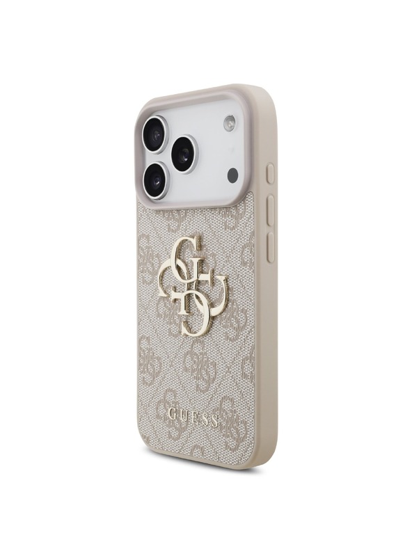 Guess Guess PU 4G Metal Logo Stražnji Kućište za iPhone 18 Pro Pink