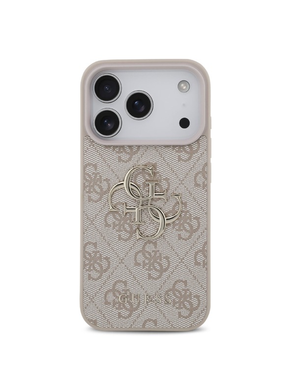 Guess Guess PU 4G Metal Logo Stražnji Kućište za iPhone 18 Pro Pink