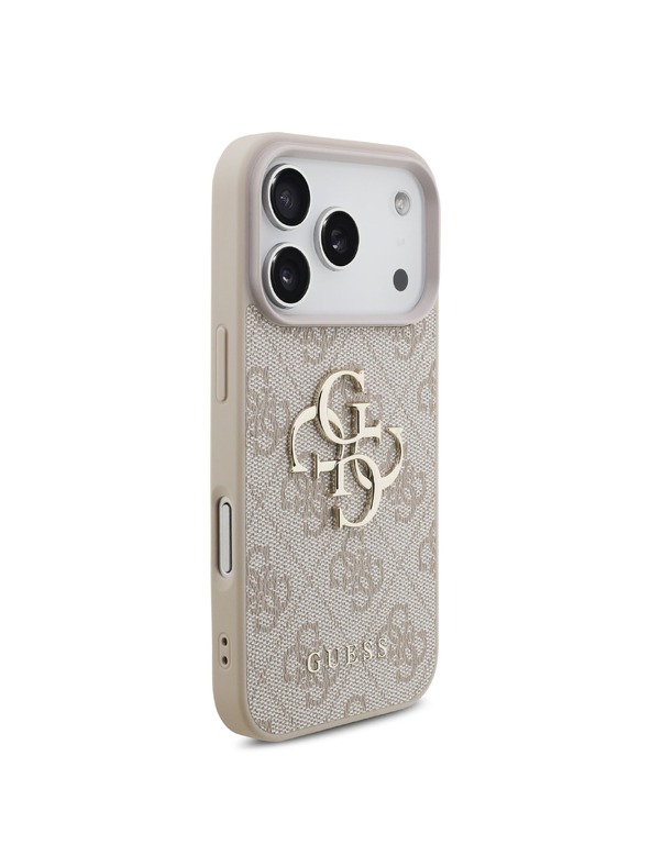 Guess Guess PU 4G Metal Logo Stražnji Kućište za iPhone 18 Pro Pink